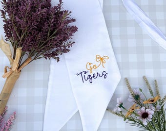 Go Tigers Wreath Sash