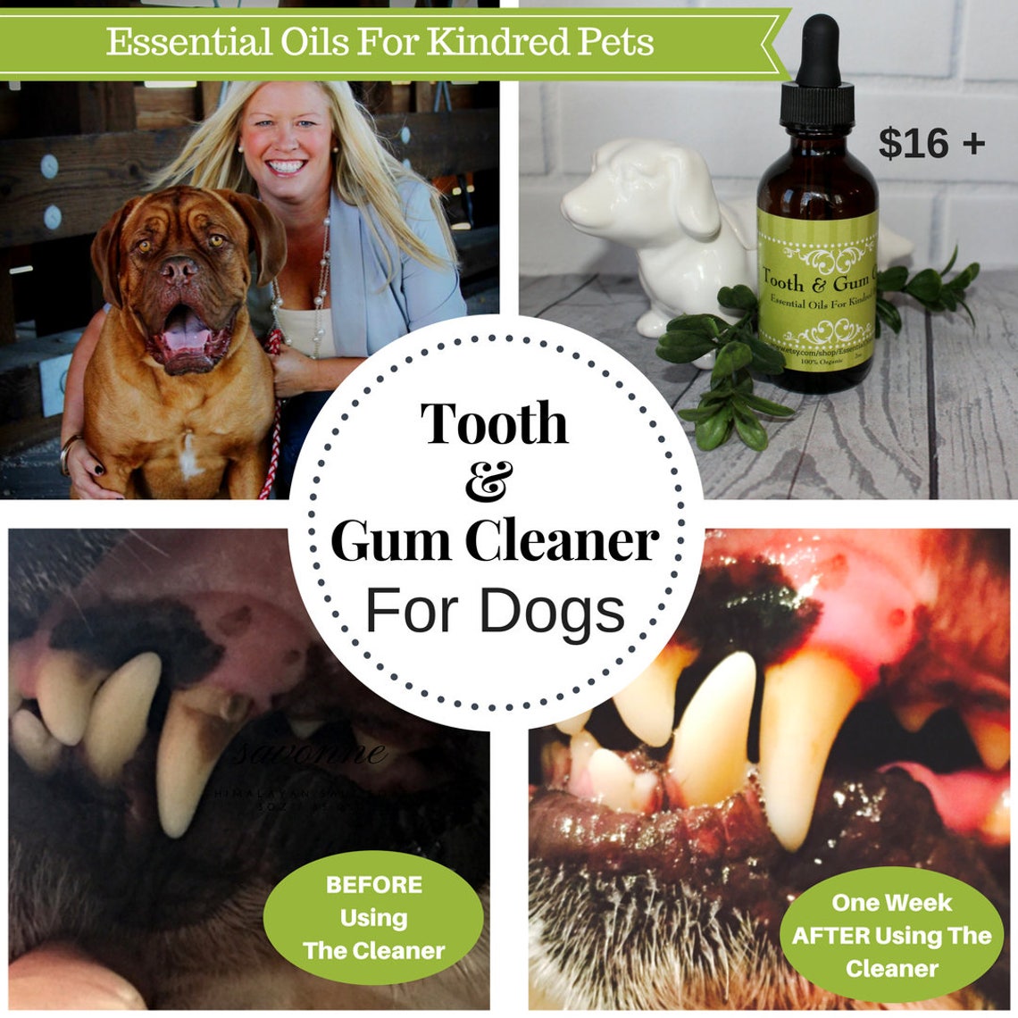 All Natural Dog Toothpaste Bad Breath Tartar Removal Red Etsy UK