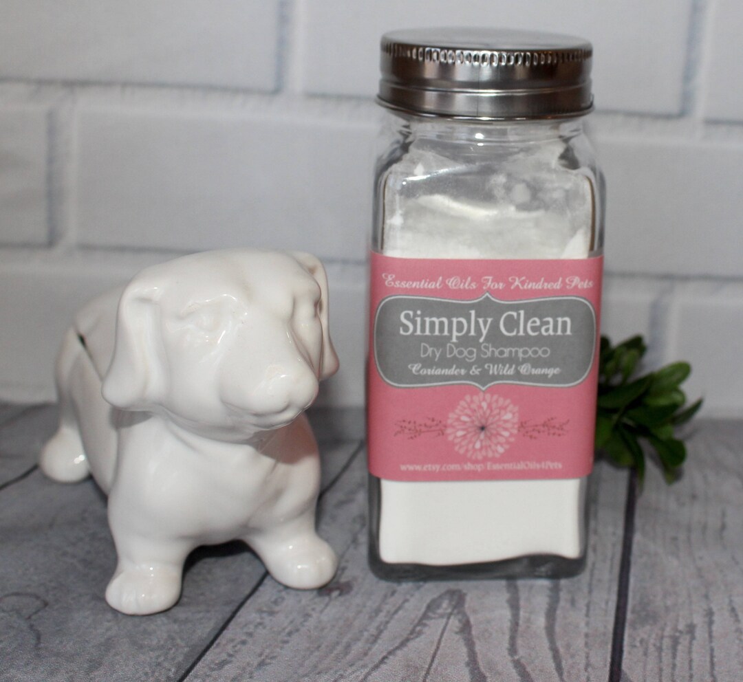 Simply Clean Dry Dog Shampoo, Natural, Organic, Dog Grooming, Puppy
