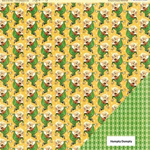 Graphic 45 Mother Goose—Humpty Dumpty 12x12 Double-sided Loose Sheets