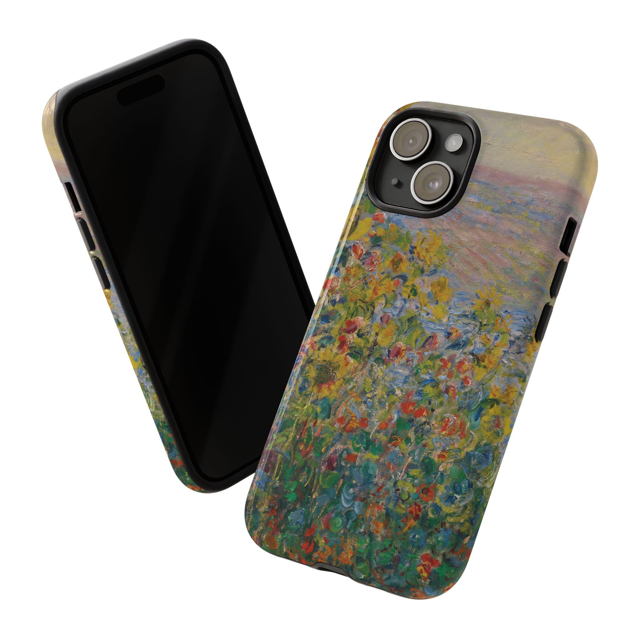 Artizgcase Claude Monet Phone Case For IPhone 13 Pro, Banks Of The Seine At Vetheuil Nature Landscape IPhone Case For Women, Shockproof Protective Cover - View #5