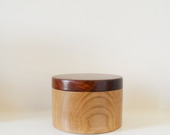 Oak Box with Cocobolo Lid