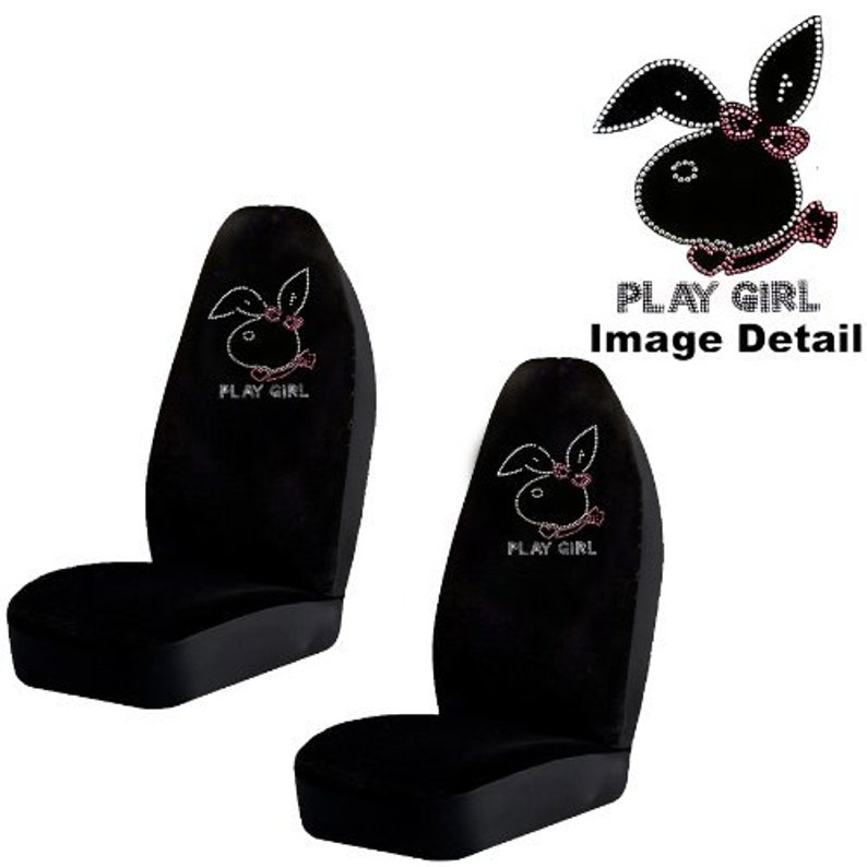 Play Girl Bunny Gem Crystal Studded Rhinestone Bling Car Truck Image 0
