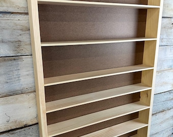 Large Paint / Display shelf 3" deep  - Combination Medium / Large Spacing