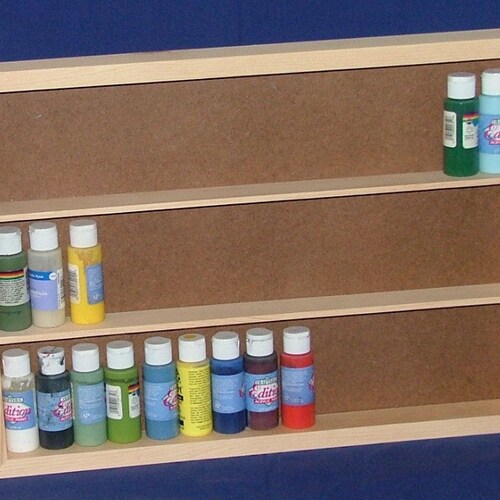 Pine Craft and Tole Paint Storage Shelf Etsy