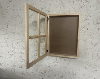 Window Frame Shadow Box - 22" X 16" X 3 3/4"
