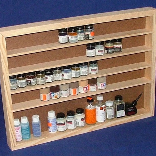 Pine Model Paint Storage Shelf 4 Shelf Etsy
