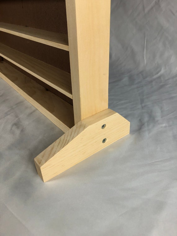 Pine Model Paint Storage Shelf 4 Shelf 