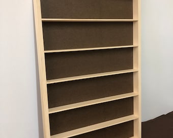 Large 2" Deep Paint / Display shelf - Craft Paint Spacing