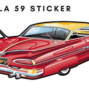 Red Impala Sticker