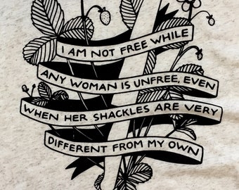 Audre Lorde Feminist Quote t-shirt - 50% of Profits to the Abortion Care Network