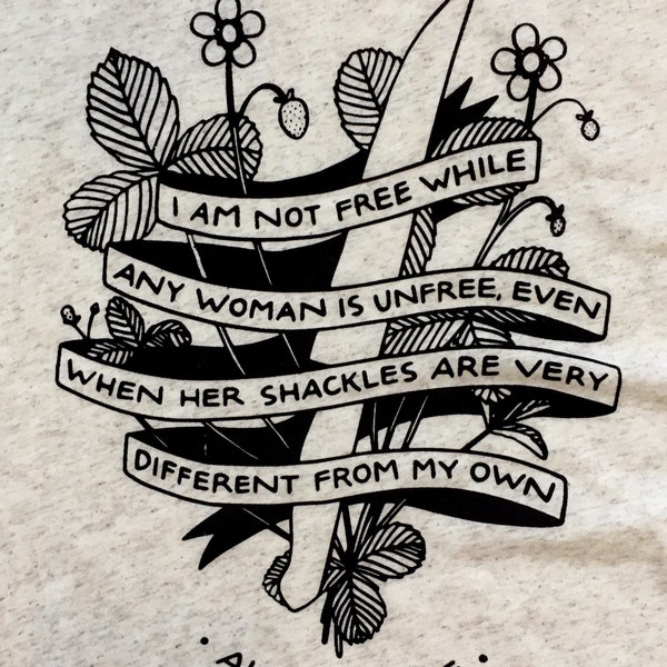 T-shirt Audre Lorde Feminist Quote: 50% van de winst aan het Abortion Care Network
