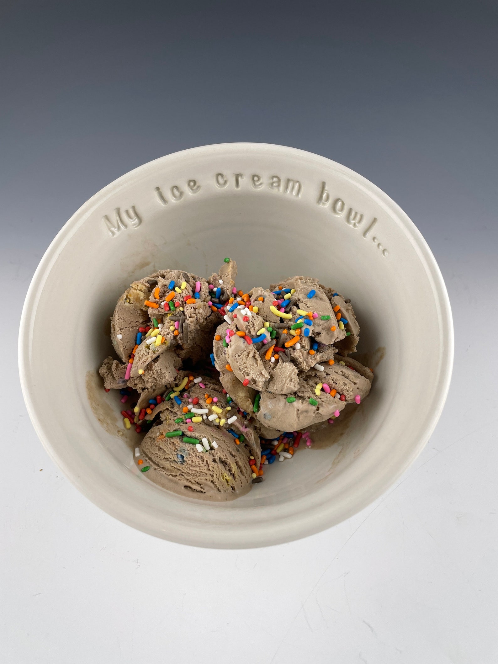 Handmade ice cream bowl white ceramic bowl ice cream bowl Etsy