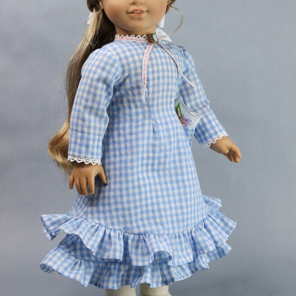 18 inch doll dress ~ Historical Prairie Dress hand made for AG Dolls such as American Girl®