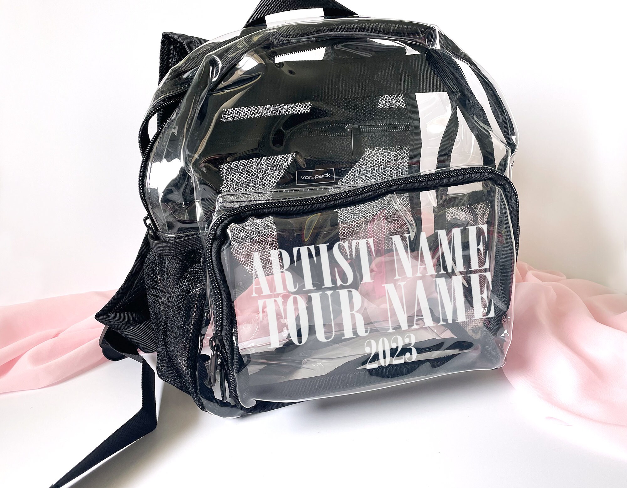 Victoria secret pink shop clear backpack