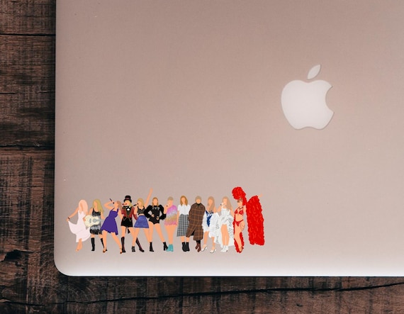 The Eras UV DTF Sticker, Popstar Album Sticker for Laptops, Car Windows, Water Bottles and more, Swif Fan Sticker