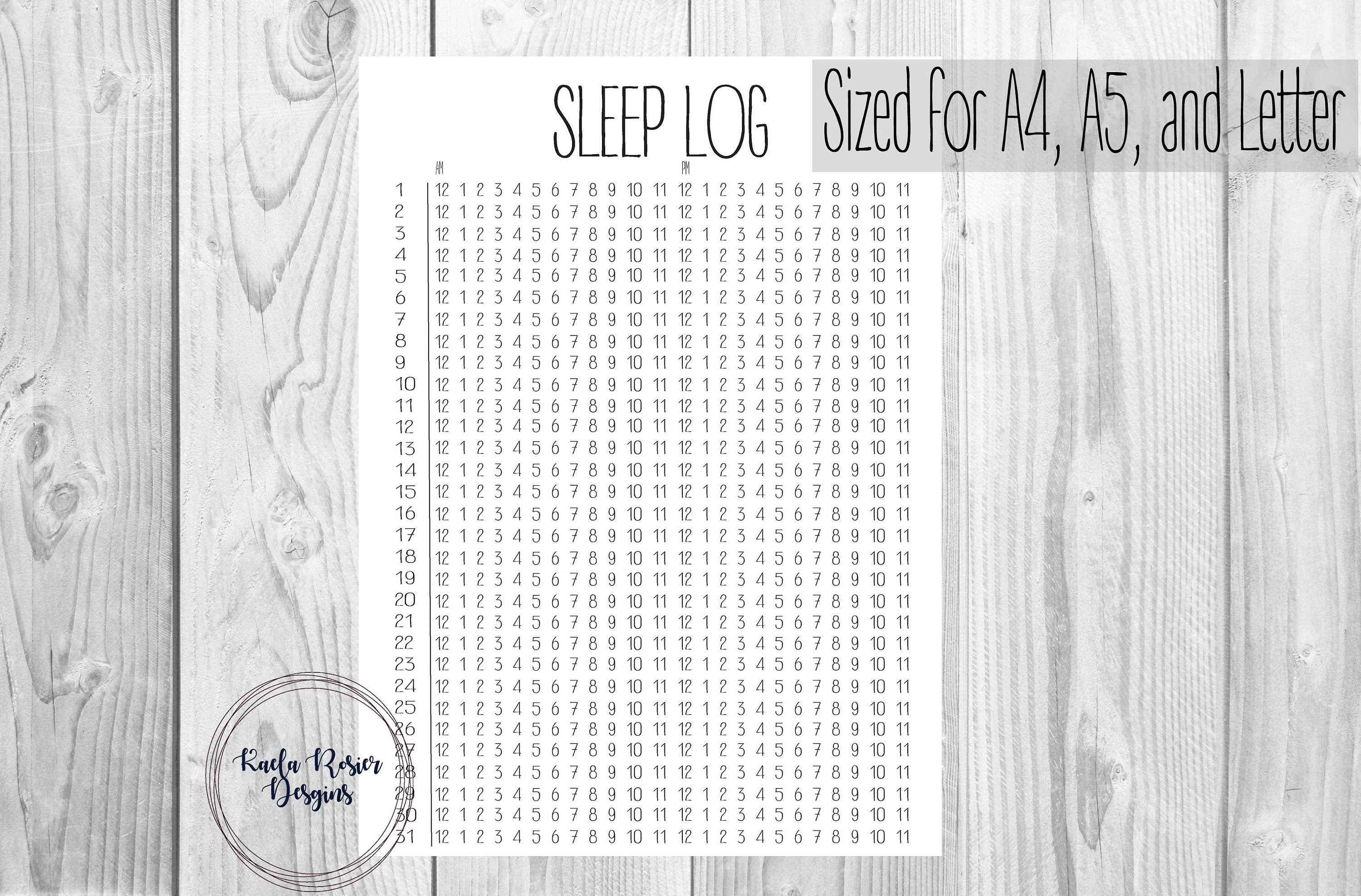 Regular monthly Rest Tracker Printable Planner Include, Bullet Magazine, 31, 30, and 28 working day logs photograph about Sleep Log Printable identify Month-to-month Rest Tracker Printable Planner Add, Bullet Magazine, 31, 30, and 28 working day logs