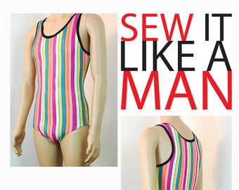 Mens Bodysuit Sewing Pattern PDF