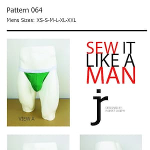Men's Riviera Brief Underwear PDF Sewing Pattern 064
