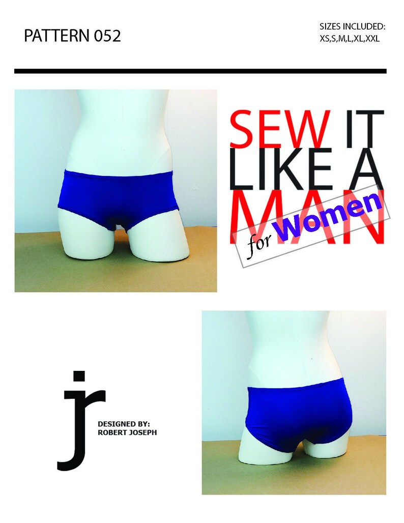 Womens Basic Brief Underwear Sewing Pattern PDF Etsy