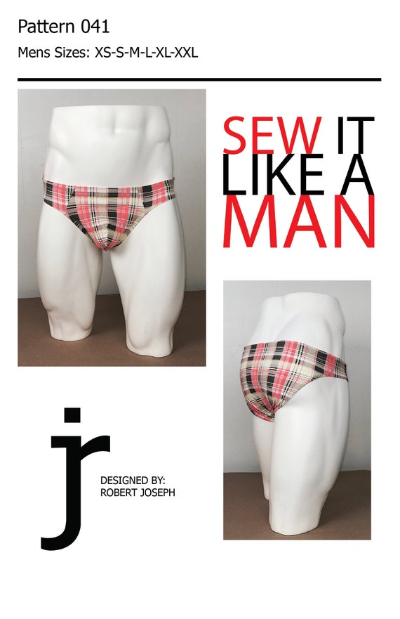 Simple)Gents UNDERWEAR cutting and stitching/front cut 