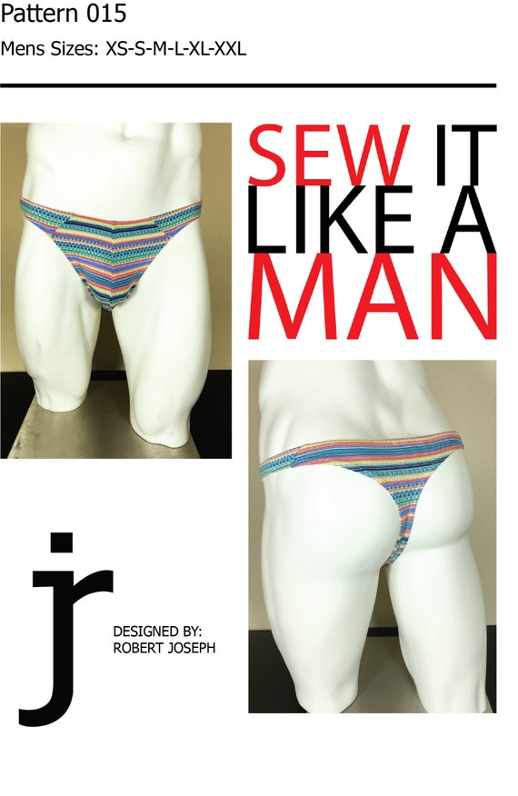 Simple)Gents UNDERWEAR cutting and stitching/front cut 