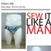 Mens Front Pouch Brief Underwear Sewing Pattern PDF