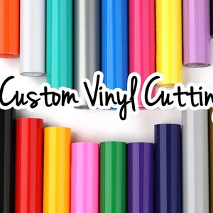 Adhesivo de vinilo personalizado