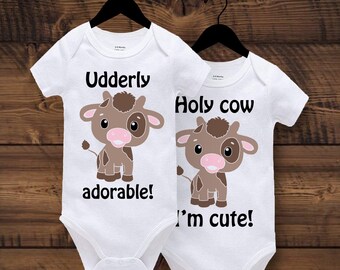 Cow Onesie Cut File Set