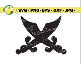Pirate Swords Digital Graphic Set