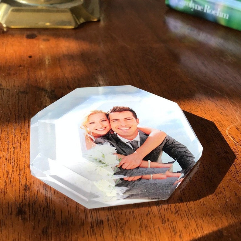 Personalized Glass Photo Paperweight, Pet Memorial Gift image 10