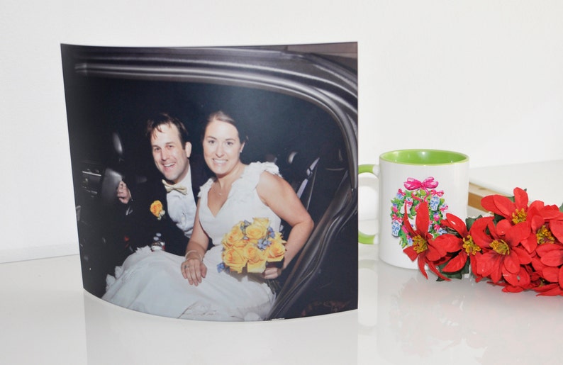 Glass Photo Print Frame Clear Glass Frame Family Portrait Etsy