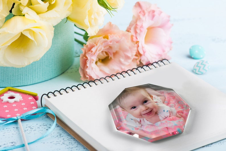 Personalized Glass Photo Paperweight, Pet Memorial Gift image 4