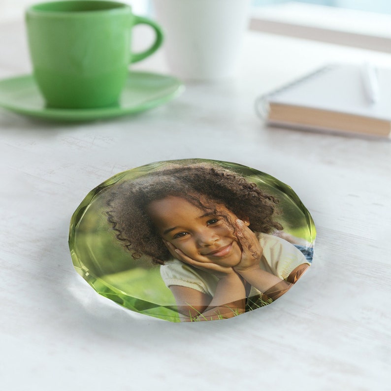 Personalized Glass Photo Paperweight, Pet Memorial Gift image 3