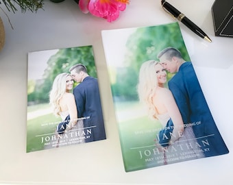 Personalized Wedding Invitation Keepsake Tray Gift ~ Custom Gift for Newlyweds or Anniversary ~ Elegant Engagement Gift for Bride & Groom