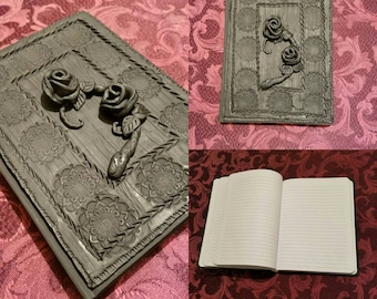 Simple Gothic Rose Notebook Cover