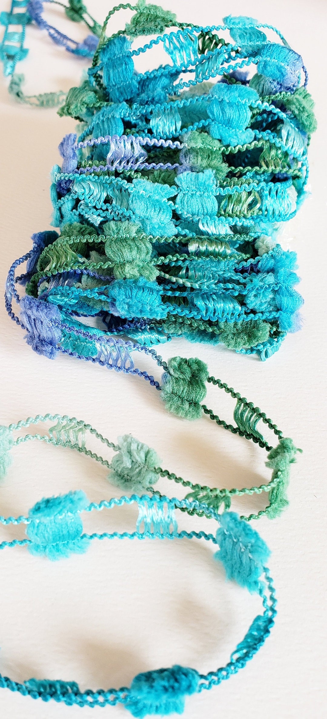 Beautiful Ladder Yarna Mermaids Tale for Use in Junk Etsy