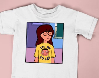 Daria unisex cotton T-shirt, printed t-shirts, crude humor