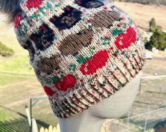 Merino Wool Beanie - Tasmania Apple Isle