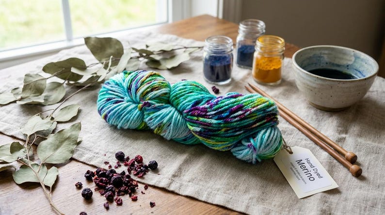 8ply(DK) Soft Australian Merino Yarn - Tutti Fruitti image 2