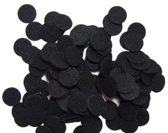TBesme 100 PCS Adhesive Felt Circles,1.5 Inch Self-Adhesive Felt Sticker For Party DIY Craft Projects,Sewing Handcraft Finishing (Brown