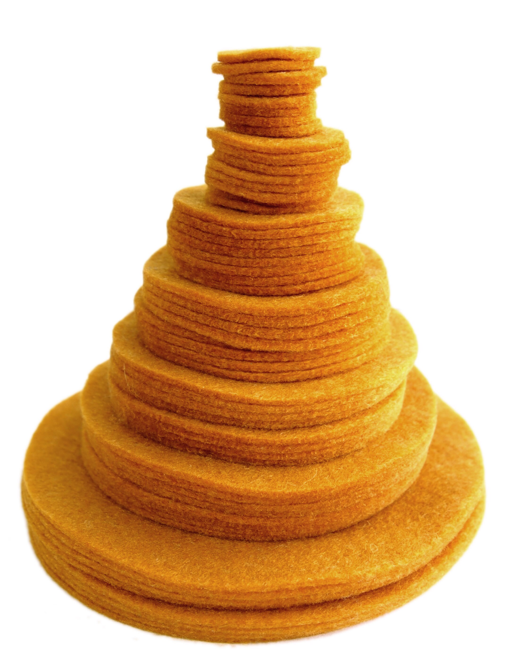 Mustard Yellow Felt Circles 3/4 to 5 Inch Etsy