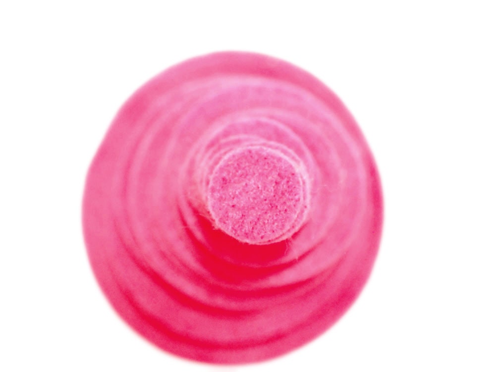 Light Pink Felt Circles 3/4 to 5 Inch 