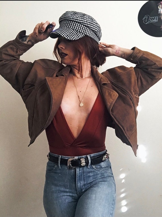 Vintage 70s80s Camel Suede Jacket AMAZING