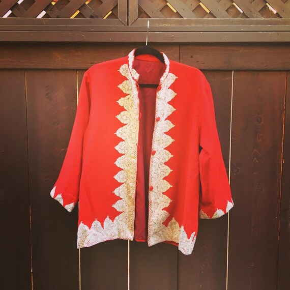 70s Jimi Hendrix Wool Coat