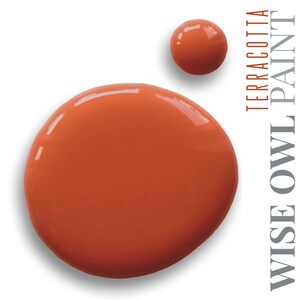 Terracotta Caribbean Crush Collection QUART Wise Owl One Hour Enamel Paint 31 oz Water Based Cabinet Furniture