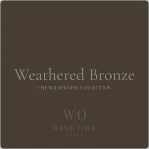 Weathered Bronze NEW Wilderness Collection QUART Wise Owl One Hour Enamel Paint 31 oz Water Based Cabinet Furniture