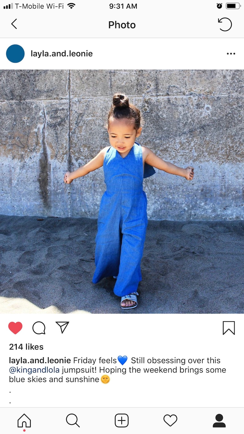 Palazzo Denim Jumpsuit for ToddlerKids by King and Lola denim 2018 fashion-kids-girls-jumpsuit-overalls baby denim toddler denim romper