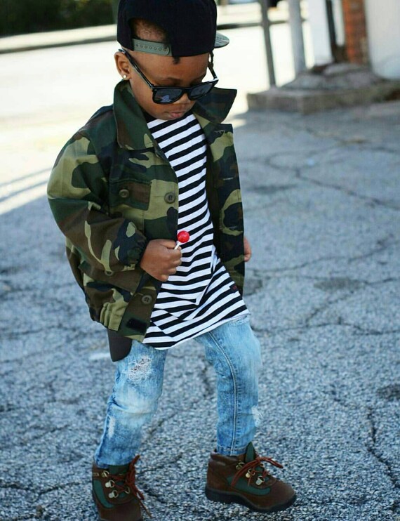 infant army fatigue jacket
