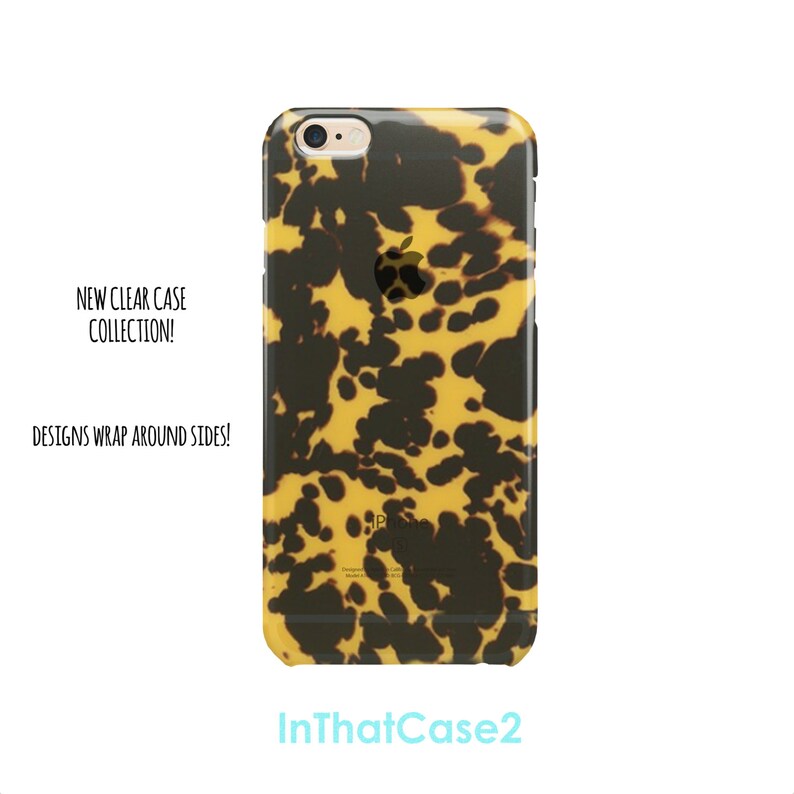 5043 clear phone case tortoise shell print custom customize etsyCases Iphone 6 Plus Iphone 6 Plus 6 Plus Case Custom Iphone Case Maker Iu Phone Case Fashion #10